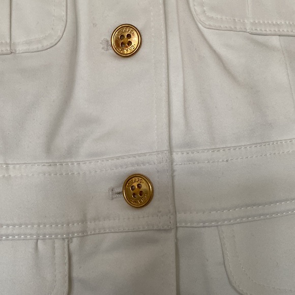 *NEW* “Chaps” white jacket; size small petite - Picture 10 of 11